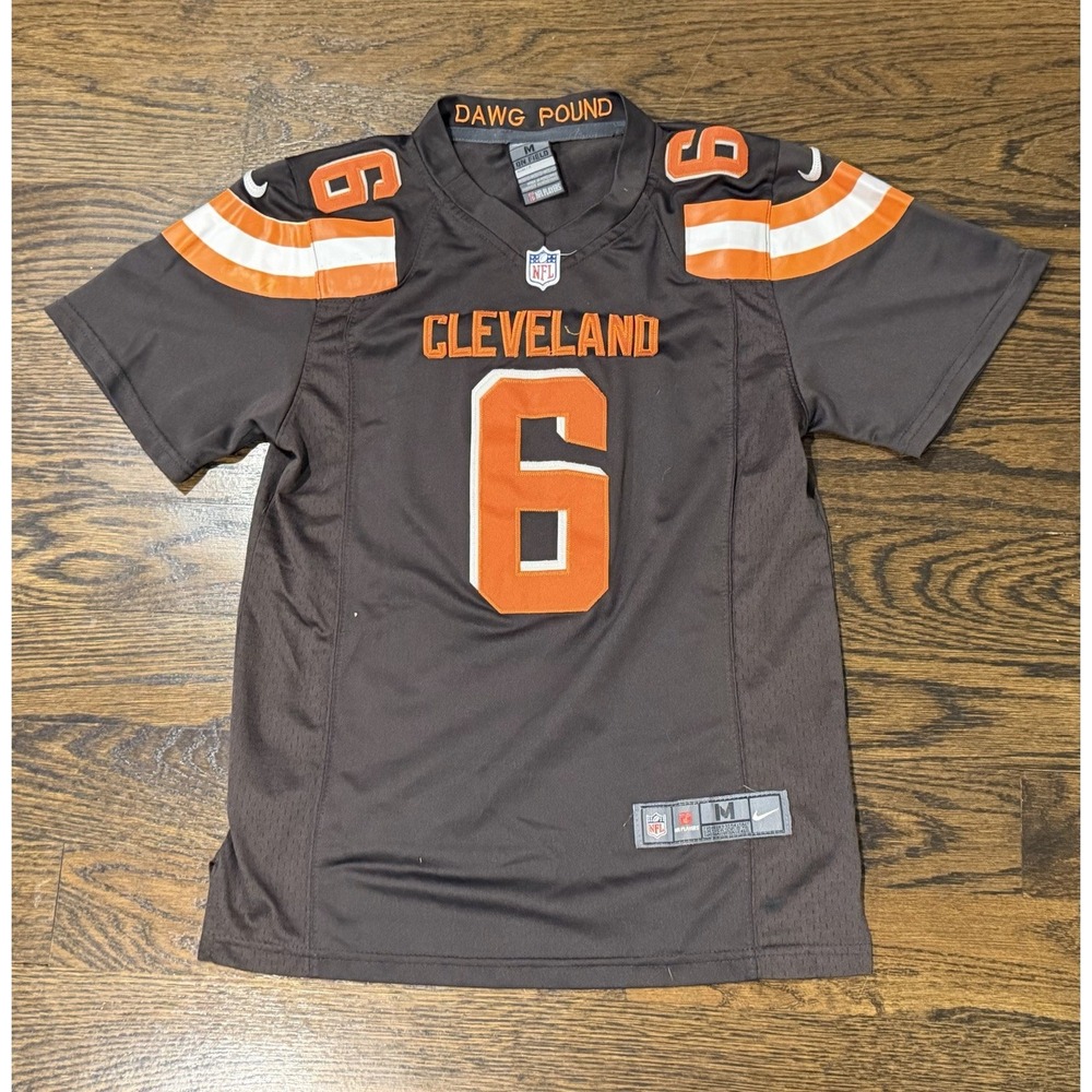 Nike Cleveland Browns Baker Mayfield Jersey Youth Medium Stitched NFL